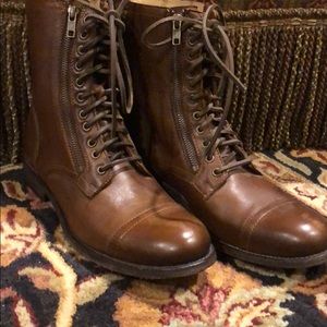 Combat boots from Frye